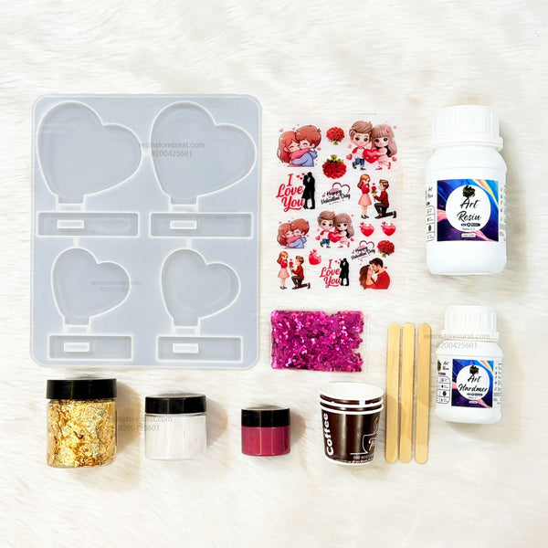 Resin Heart Photo Frame Stand Beginner Resin Kit