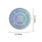 Holographic Big Round Trinklet Coaster Mould