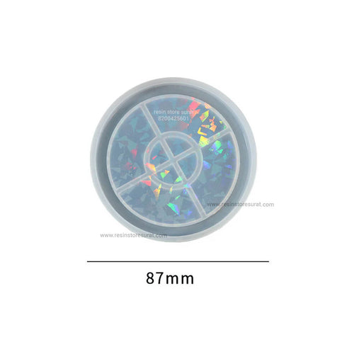 Holographic Round Trinket Coaster Mould