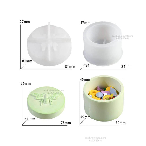 Honey Bee Jar Mould | Box mould