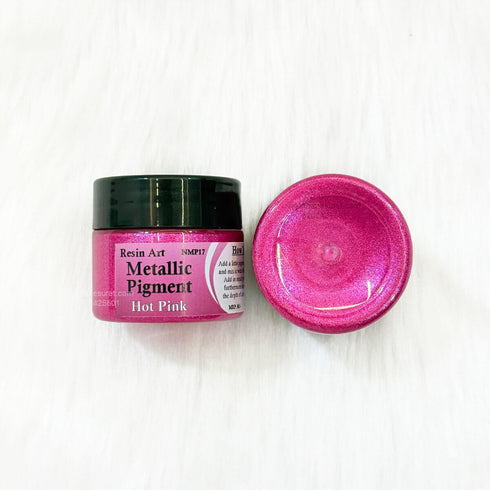 Hot Pink Metallic Pigment For Resin