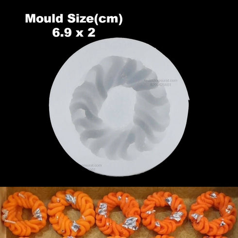 Jalebi / Imarti Shape Candle Mould