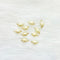 White Jhumka Beads - 10 Pcs