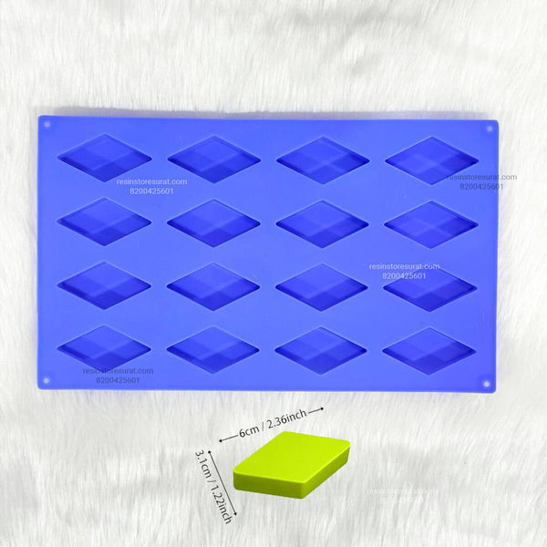 24 Cavity Kaju Katli Candle Mould