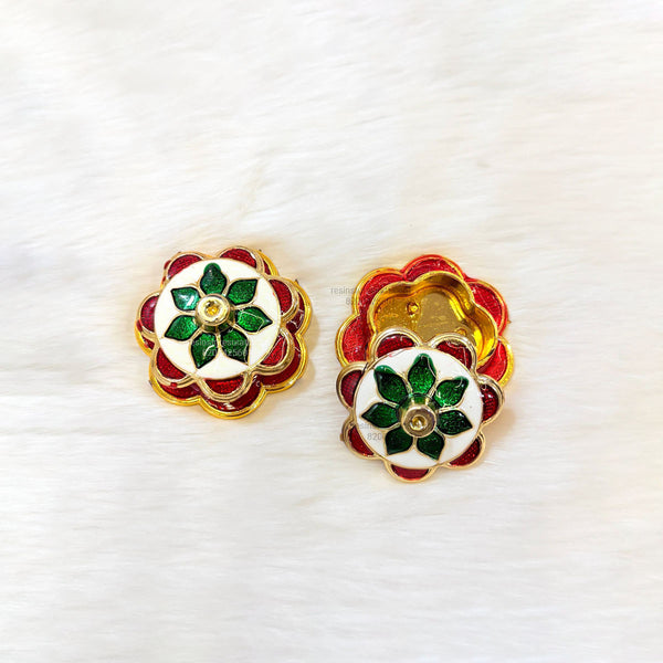 Round Designer Katori With Cap - K7 (1 Pcs)