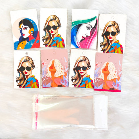 Jewellery Card C - 8 Pcs