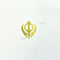 Khanda shukh metalic sticker