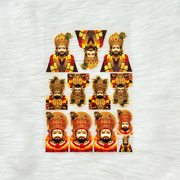 Khatushyam 3D UV Sticker Sheet - A6