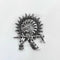 Krishna Flute Silver Pendant Charm E