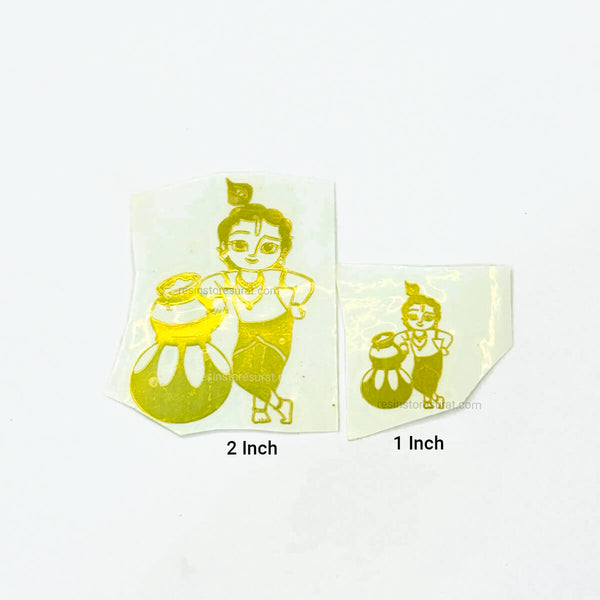 Krishna - Metal Sticker