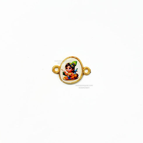 Krishna Sticker Fiber Rakhi Charm FC 19