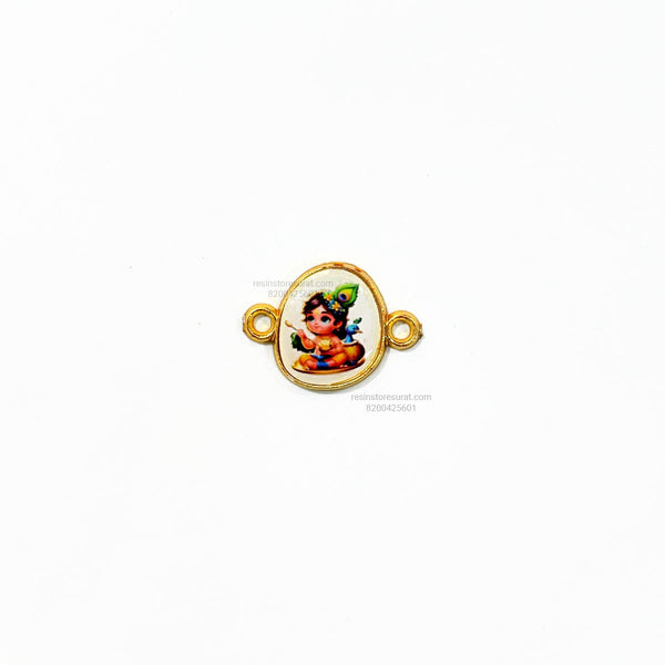 Krishna Sticker Fiber Rakhi Charm FC 19
