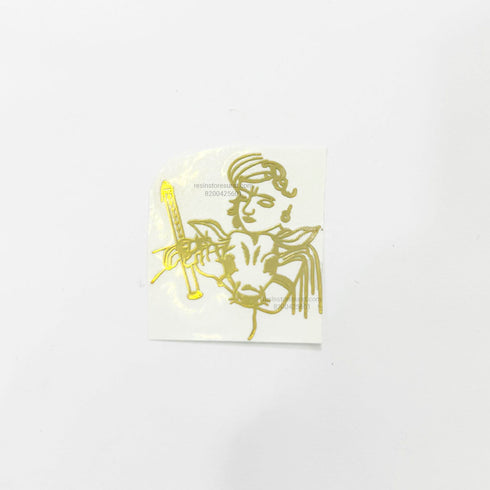 Krishna with Cow Metal Sticker