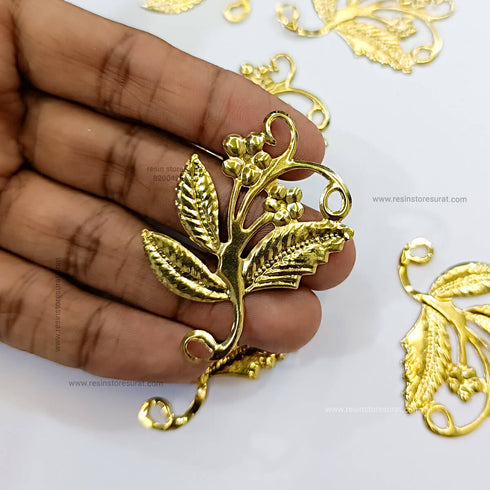 Metal Leaf E - 6 Pcs