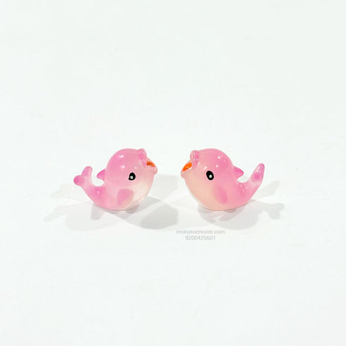 Light Pink Fish Miniature Set pack of 2
