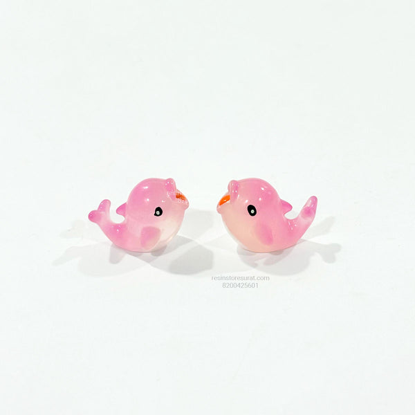 Light Pink Fish Miniature Set pack of 2