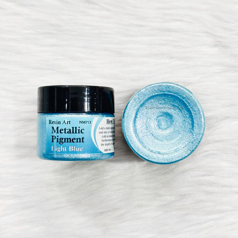 Light Blue Metallic Pigment For Resin