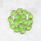 Light Green Gold Border Leaf Petal N