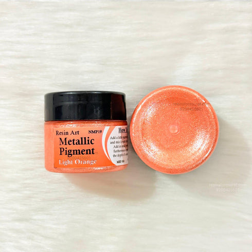 Light Orange Metallic Pigment For Resin