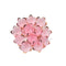 Light Pink Acrylic flower with golden border