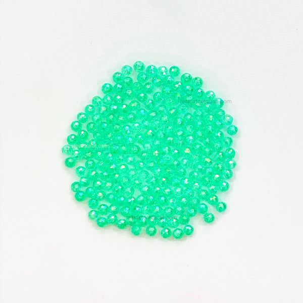 Light Green Rainbow beads