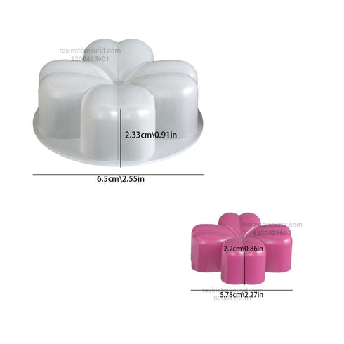 Line Petal Flower Candle Mold FC5