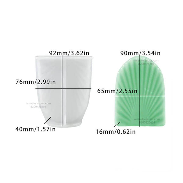 Long Shell Candle Mold