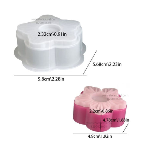 Loopa Flower Candle Mold FC1