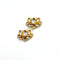 Lotus Meenakari Kundan Beads Silver Gold Charm D15