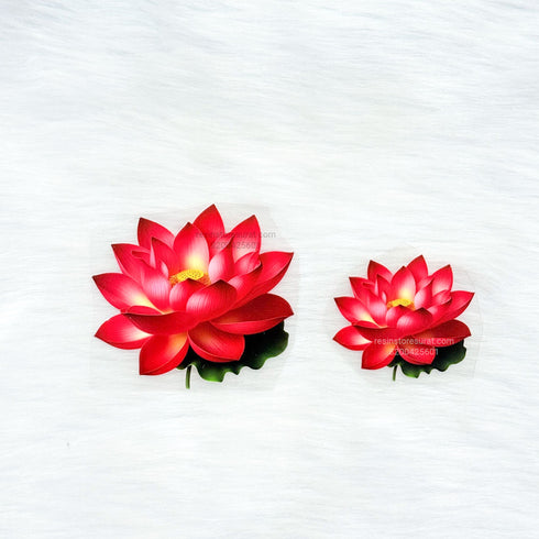 Lotus Flower 3D UV Sticker - A