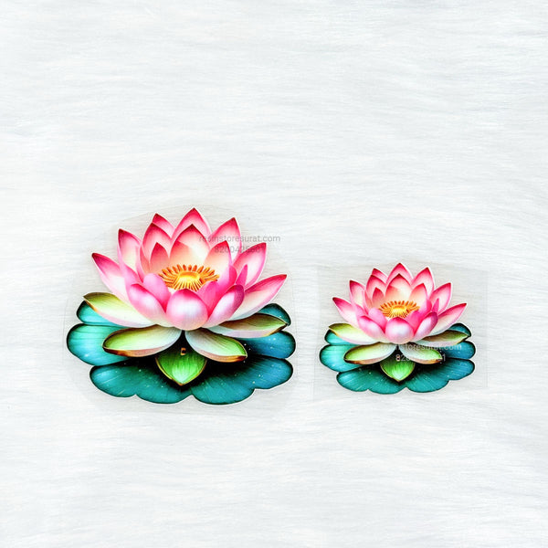 Lotus Flower 3D UV Sticker - B