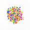 Romantic Colorful Heart Polymer Chips
