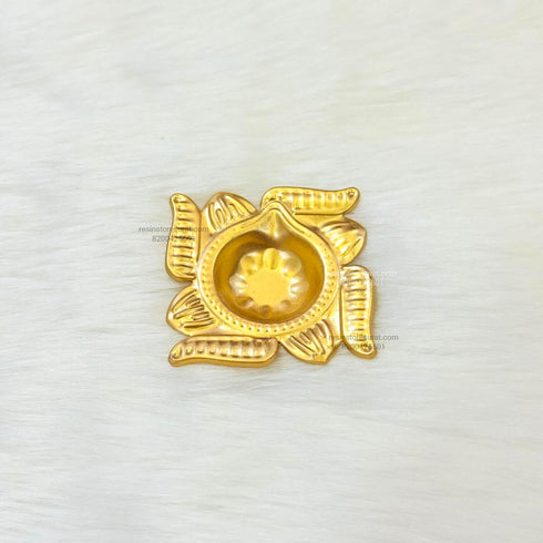 Metal Diya - Swastik