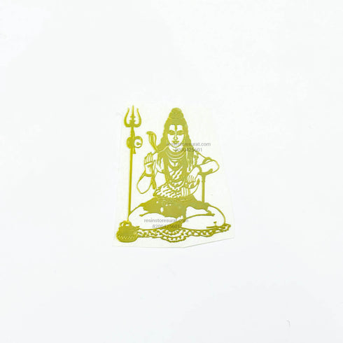 Mahadev Metal Sticker