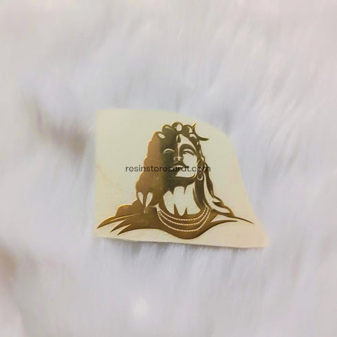 Mahadev Metal Sticker