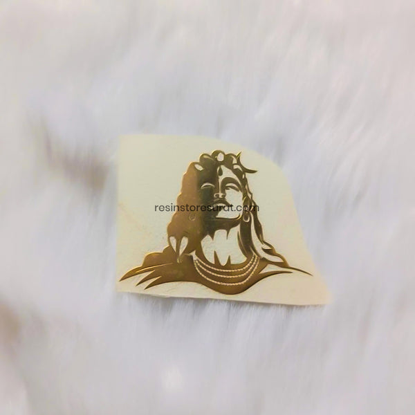 Mahadev Metal Sticker