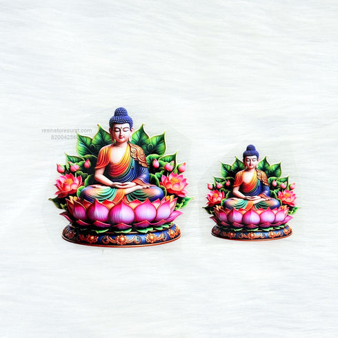 Mahavir Swami 3D UV Sticker - A