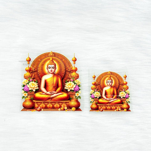 Mahavir Swami 3D UV Sticker - B