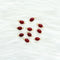 Maroon Jhumka Beads - 10 Pcs