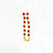 Maroon Pearl Beads Rakhi Bracelet Chain