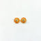 Meena Red Yellow Diamond Hexagon Gold Charm B18