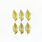 Metal Leaf D - 6 Pcs
