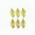 Metal Leaf D - 6 Pcs