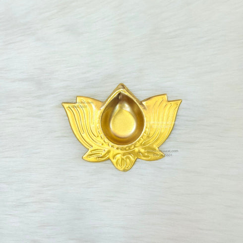 Metal Diya - Lotus