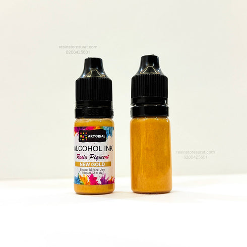 Metallic New Gold Alcohol Ink