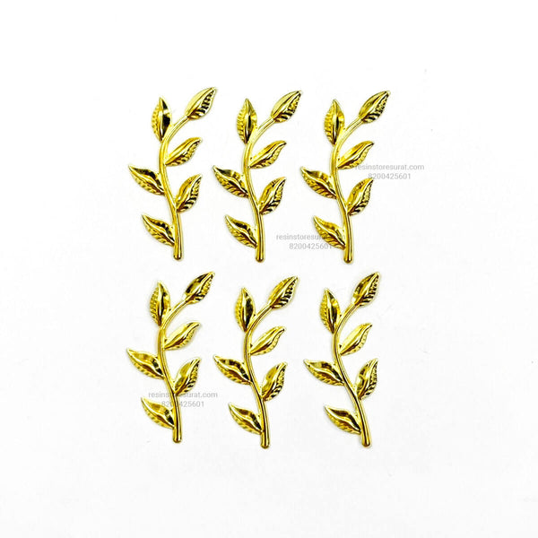Metal Leaf K - 6 Pcs