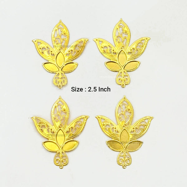 Big Metal Leaf - 4 Pcs - C