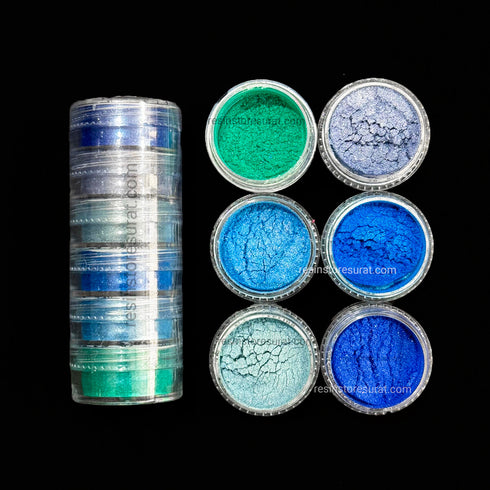 Mini Pearl Mica Powder Set O