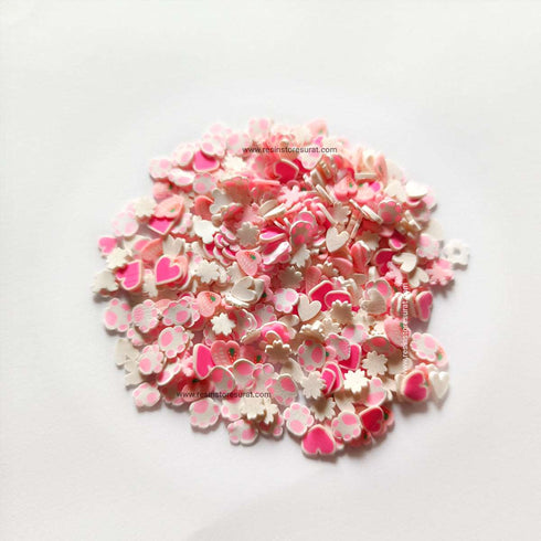 Mix heart and paws polymer chips