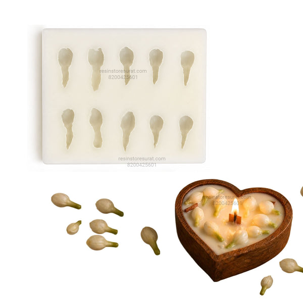 Mogra Flower Handmade Candle Mould